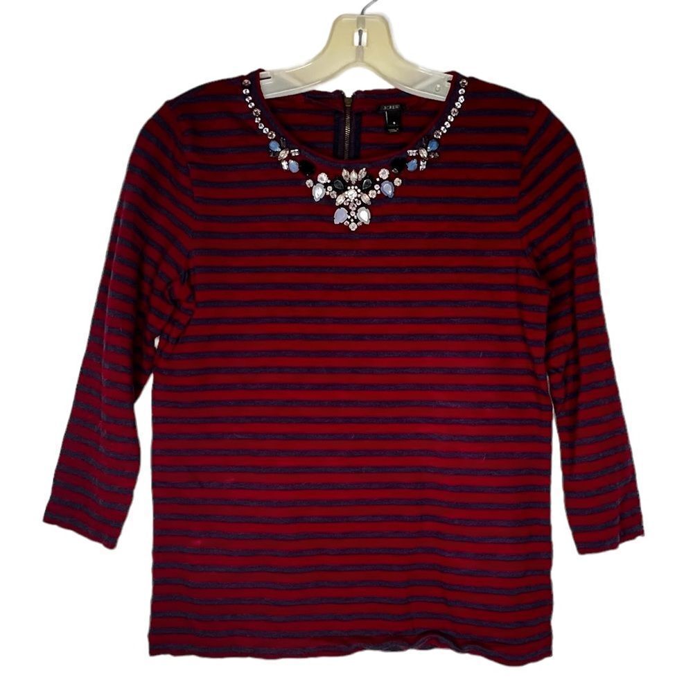 J. Crew Embellished Top